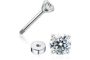 Tiny CZ Cartilage Earrings (20G)