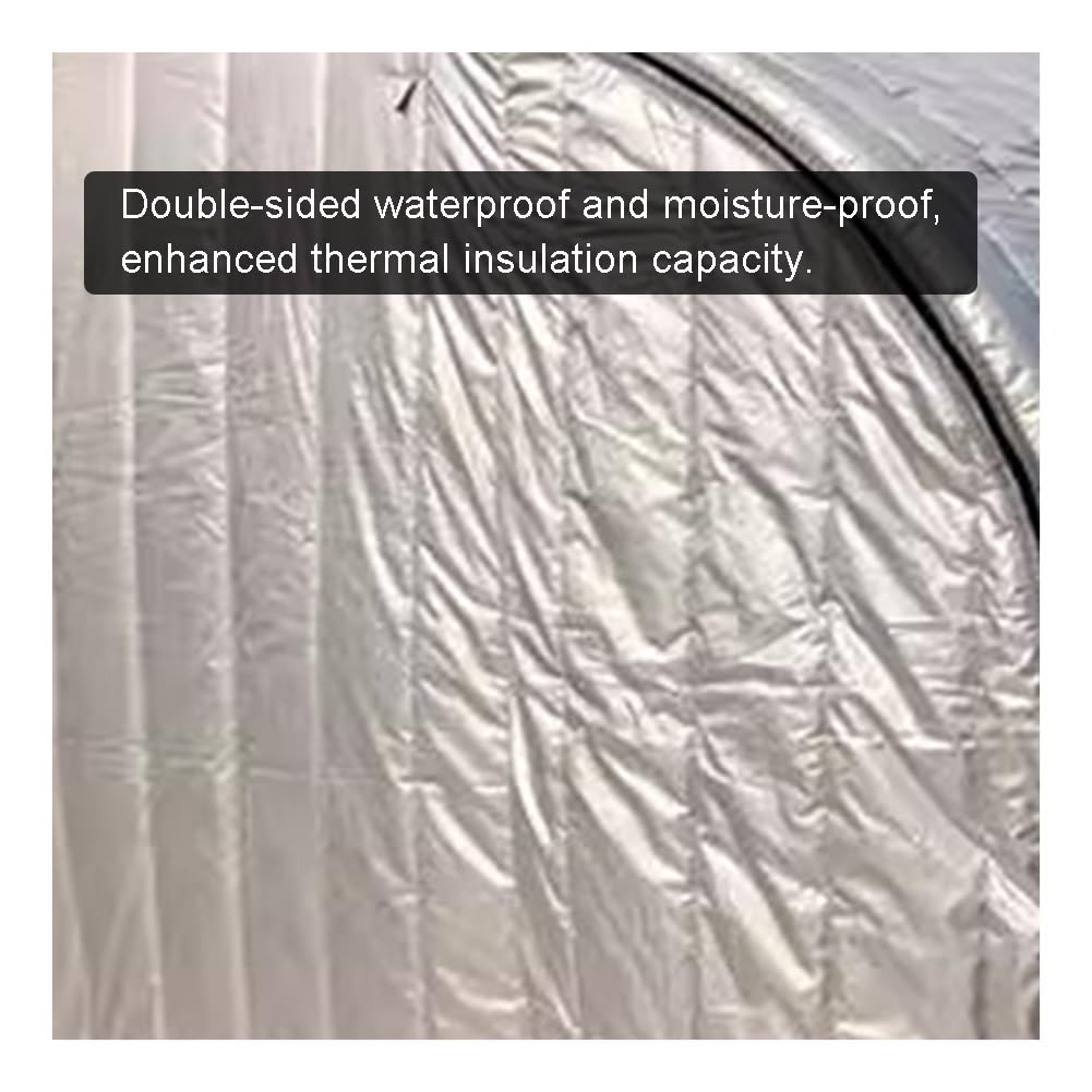 Generico Telo di Copertura per Serra da Giardino Premium – Telo Isolante antigelo e Impermeabile per Piante da Esterno, Telo Protettivo Spesso, Ideale per l'inverno (4x1,5x2 m)