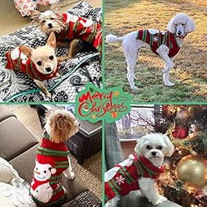 HOTUMN Dog Clothes Snow Sweaters Snowman Sweaters Xmas Dog Holiday Sweaters New Year Christmas Sweater Pet Knit Clothes for Small Medium Dog (Medium, Snowman) HOTUMN Dog Clothes Snow Sweaters Snowman Sweaters Xmas Dog Holiday Sweaters New Year Christmas Sweater Pet Knit Clothes for Small Medium Dog Medium Snowman
