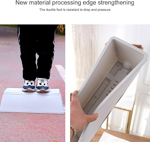 Miniatura 6 de Saterkali Maceteros para ventana, maceta de verduras de gran capacidad, diseño de agujero de drenaje, maceta rectangular para alféizar de ventana,