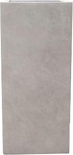 Kante RF0002A-C80021-2 Lightweight Durable Modern Tall Square Outdoor Planter, Weathered Concrete