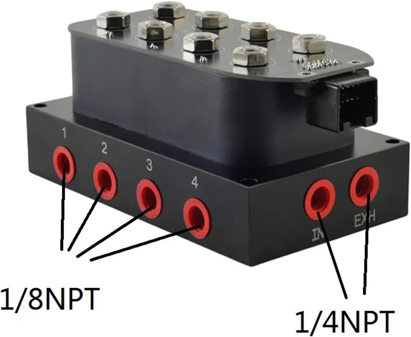 SMV-02 Air Suspension Solenoid Manifold Valve 4 Corner Air Suspension Solenoid Valve Maxpower