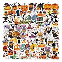 100 Pcs Halloween Stickers Shiny Waterproof Stickers for Children Vinyl Stickers for Halloween Party Decoration