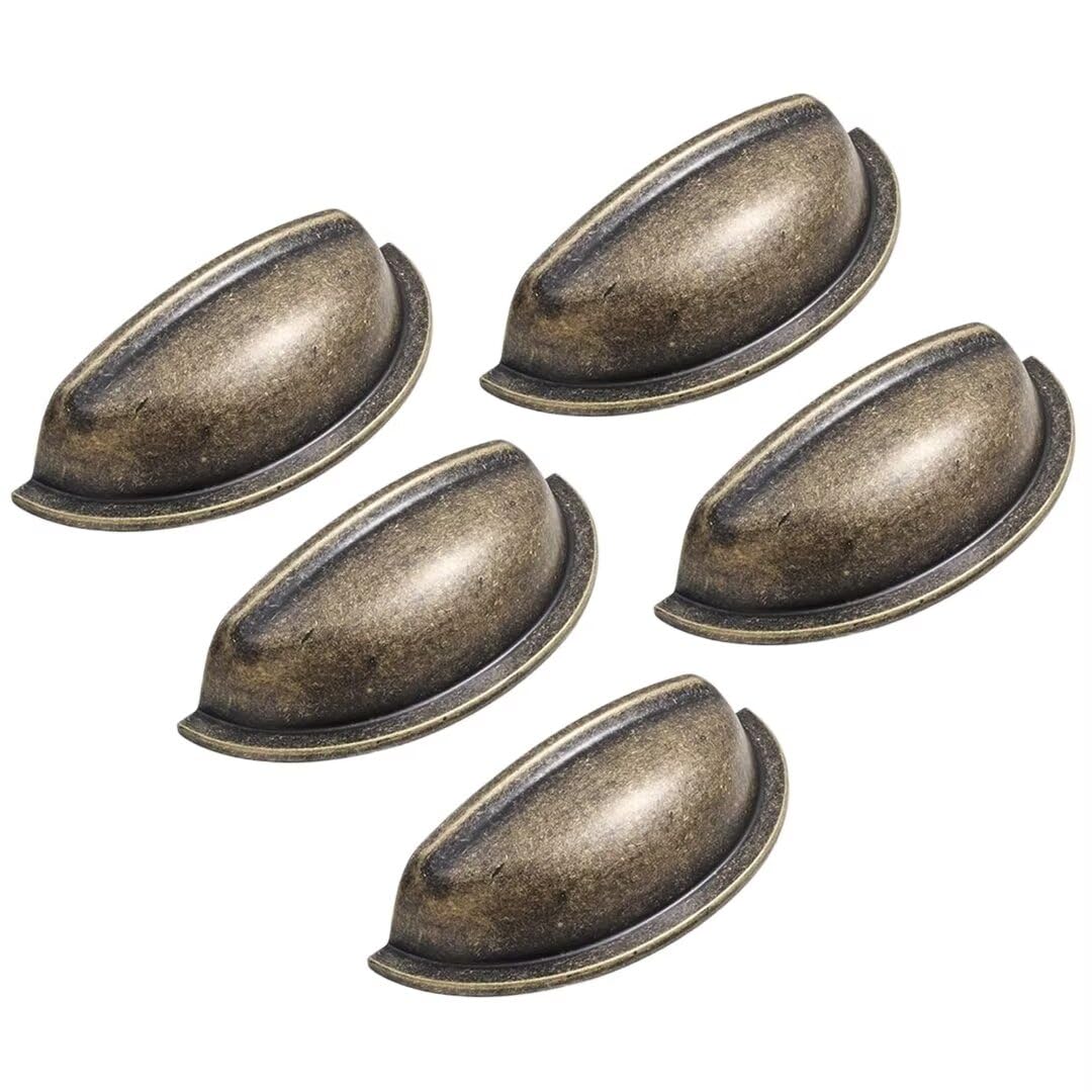 TYYCKJ 5 Pack Door Handle Pull Cabinet Pulls Handles, Solid Aluminum Alloy Door Handle for Cabinet Wardrobe Knob, Closet Door Pulls, Drawer Hardware Kitchen Handles with Screws