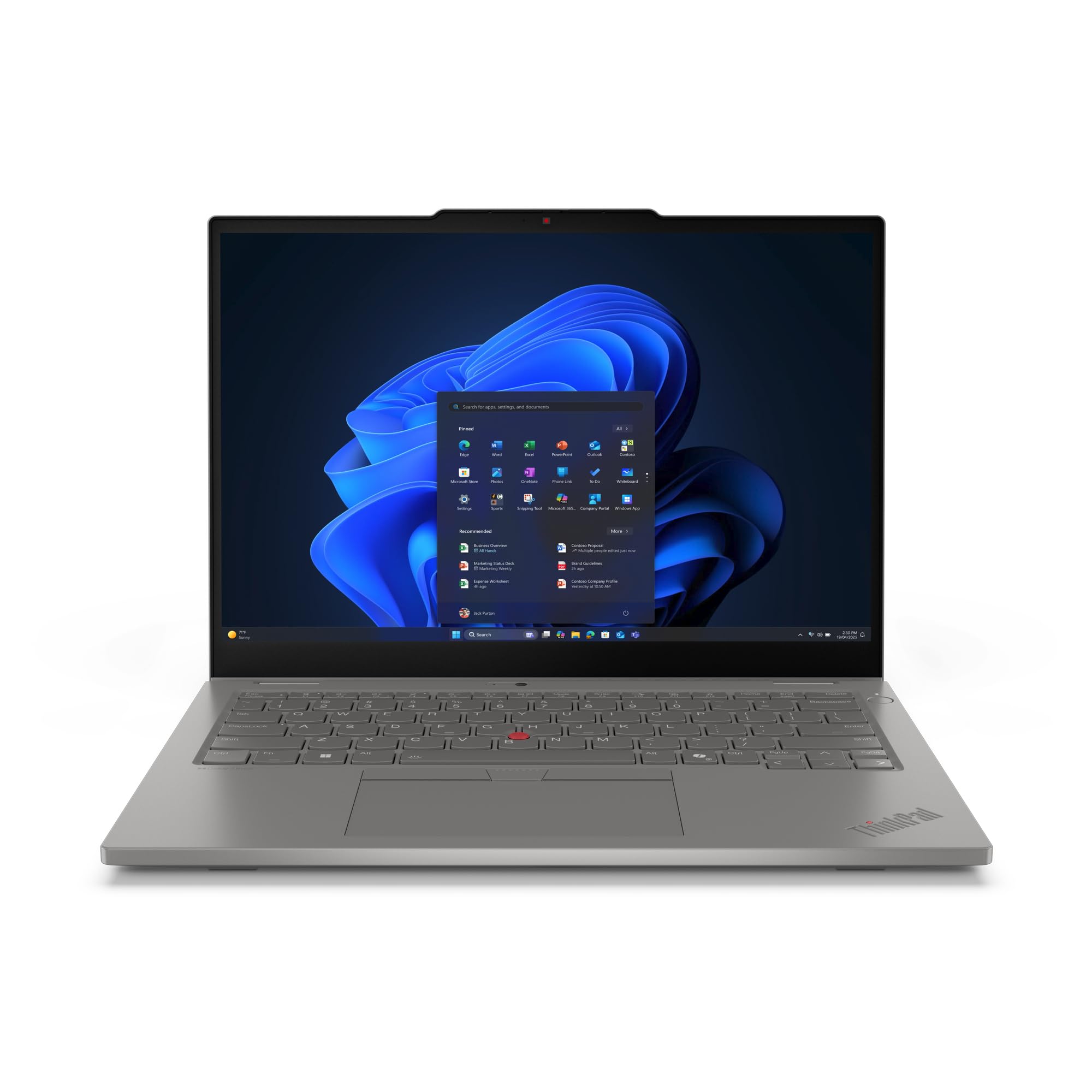 Lenovo ThinkPad L13 2-in-1 Gen 6 21R7 - Intel Core Ultra 5 225U - Win11Pro - Intel Graphics - 16GB RAM - 512GB SSD 33.8 cm (13.3") IPS Touchscreen 1920 x 1200 - Wi-Fi 6E, Bluetooth - 4G - Grau