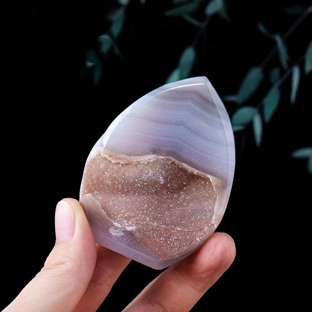 Artesanía ágata cristal geoda LVTFCO piedra preciosa para coleccionistas de minerales
