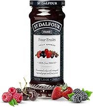 St Dalfour Four Fruits Fruit Spread, 100% from Fruit, Sweetened with Fruit Juices, 284 g