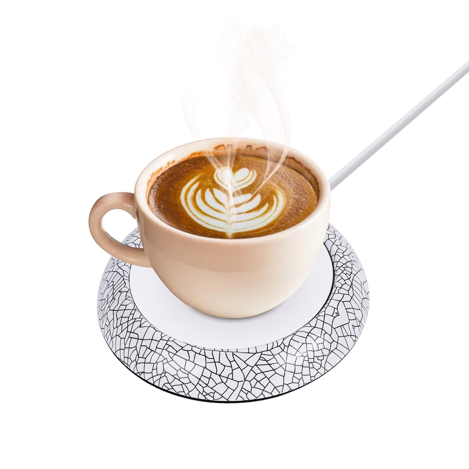 Electric Coffee Mug Warmer,USB Rechargeable Coffee Warmer,Heat Beverage - View #3