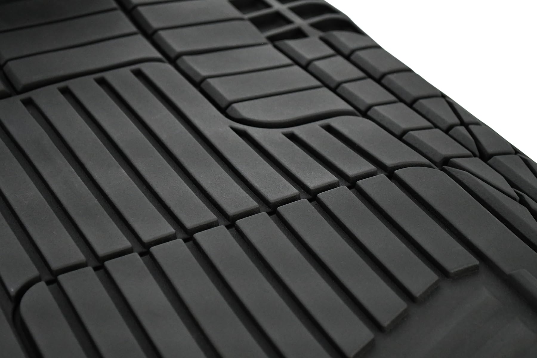 MICHELIN 4 Tapis de Voiture Caoutchouc, Universels et Adaptables, Résistants