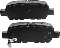 Vista 5 de A-Premium Juego de pastillas de freno de cerámica delanteras y traseras compatibles con los modelos Nissan e Infiniti - G37 (Sedan), Murano, 370Z