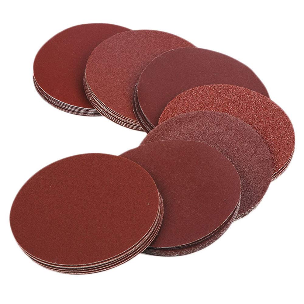 5 Inch Sanding Discs - Aluminum Oxide Abrasive Pads -9