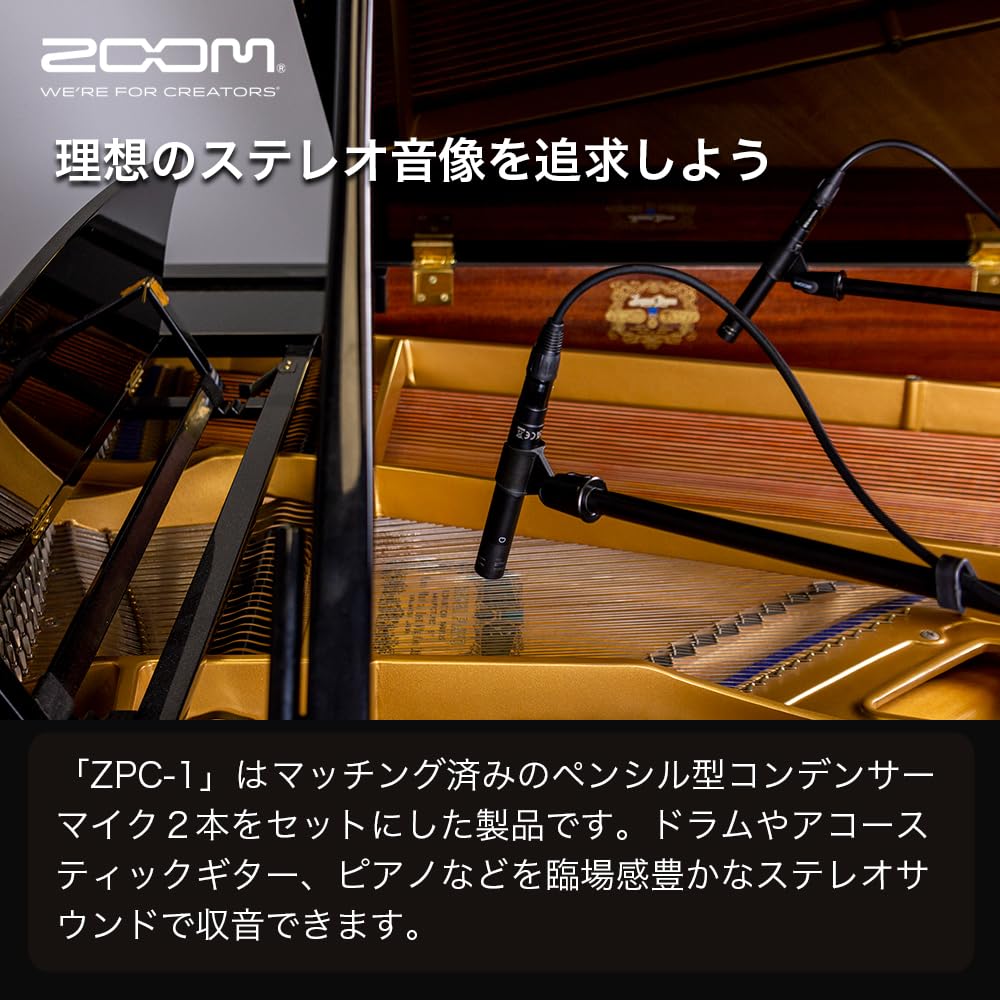 その他 Zoom - ZPC-1  ZOOM ZPC-1 Pencil Condenser Microphones | ZOOM