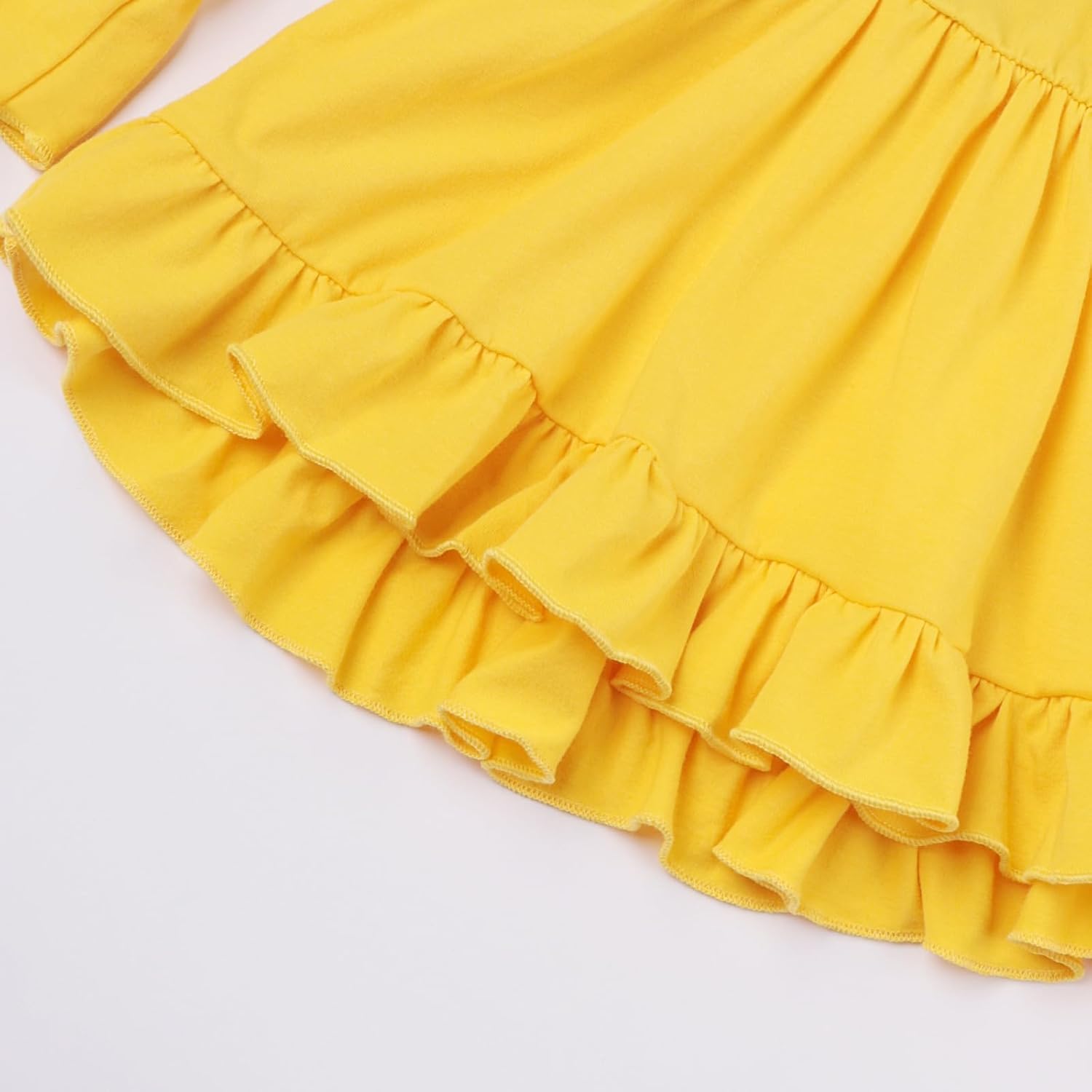 Toddler Baby Girl Clothes Floral Outfit Ruffle Sleeve Shirt with Headband 3PC Pant Set Fall Clothing for Girl - Image 6