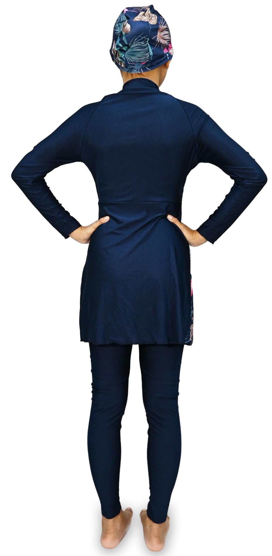 Burkini Floreale Modesto e Completo con Gonna
