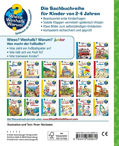 Wieso? Weshalb? Warum? junior, Band 68 - Was macht der Fußballer? (Sachbuch ab 2 Jahre - mit Klappen) (junior, 68)