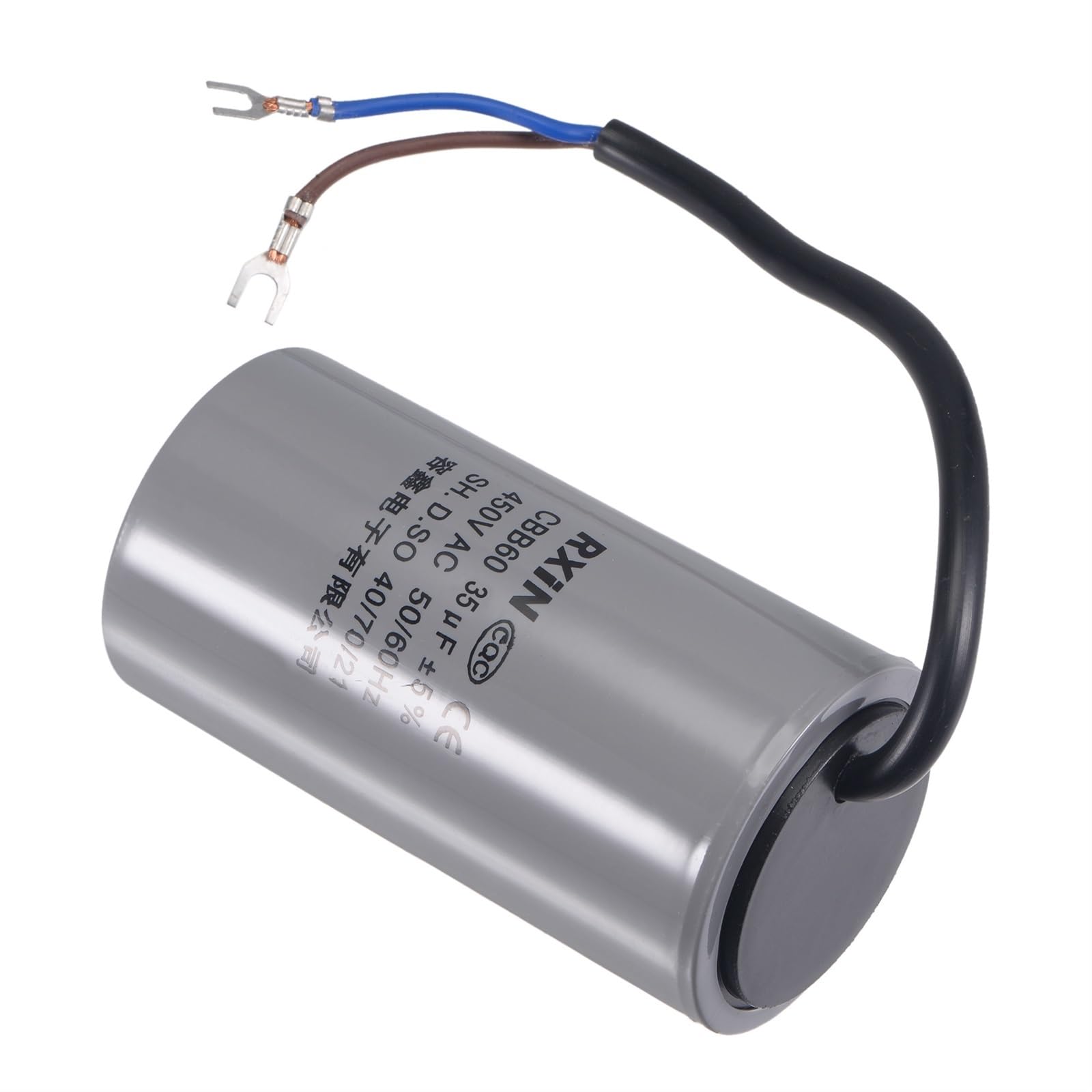 CBB60 35uF 450V AC Run Capacitor - 2 Wire Motor Start Capacitor For Pumps, Washing Machines, Compressors 12 thumbnail image