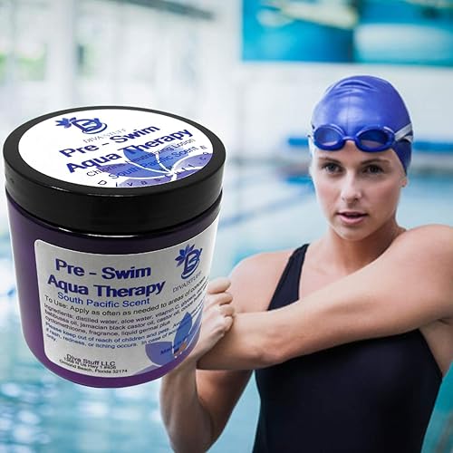 Miniatura 4 de Diva Stuff Pre-Swim Aqua Therapy Loción hidratante corporal neutralizante de cloro para nadadores, protege la piel del cloro y el agua salada, 8