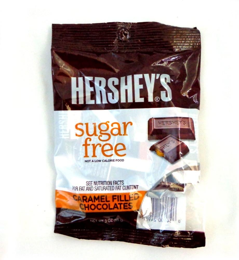 Hershey's Sugar-Free Caramel Filled Chocolates, 85g