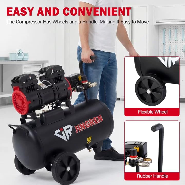 JIR JINGREN 8 Gallon Ultra Quiet Compressor
