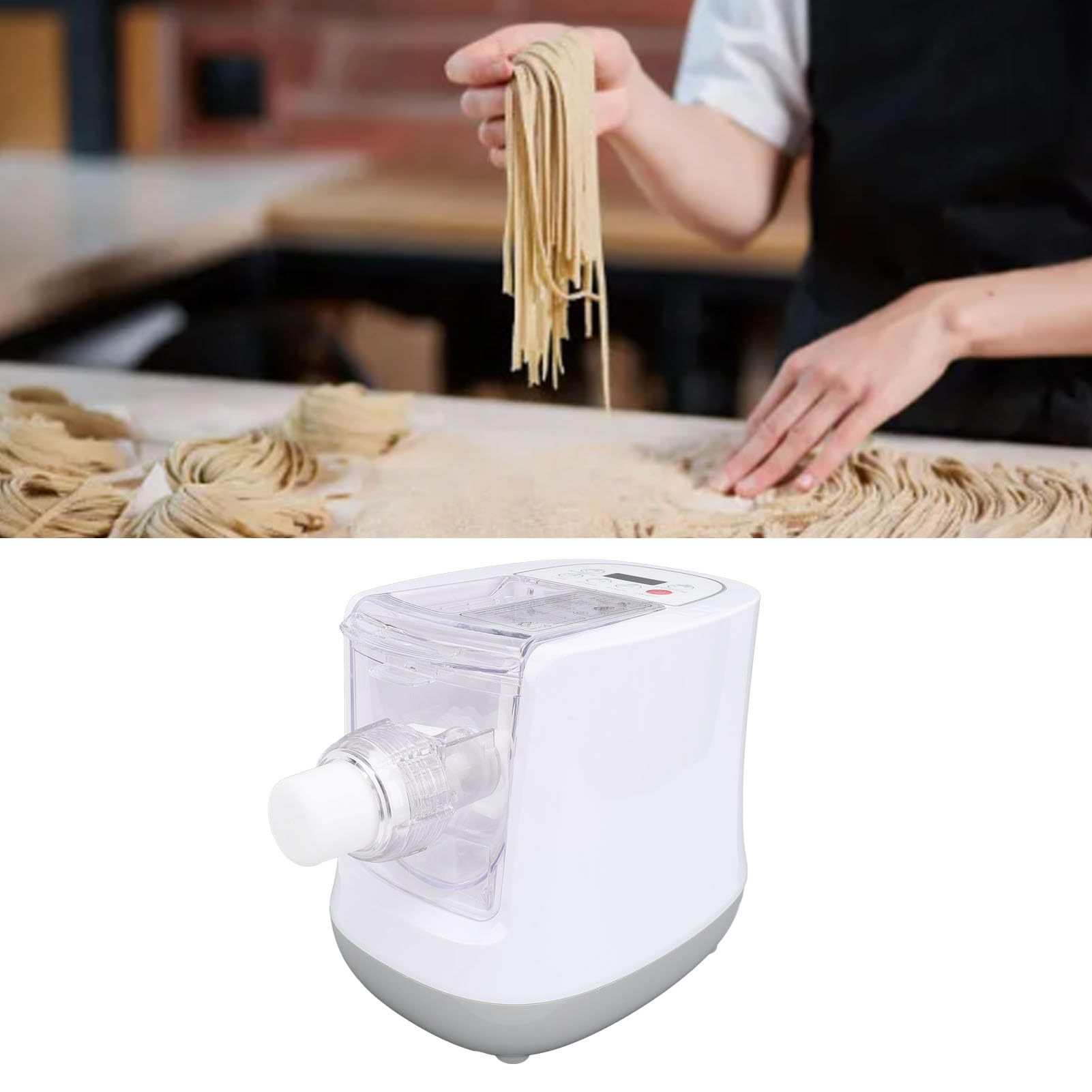11Pcs Automatic Noodle Maker Electric Noodle Machine Smart Noodle Press Small Dough Mixer Electrico Pasta Shape Electronic Noodle Making Machine Electric Pasta Makers (US Plug,