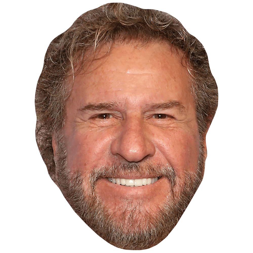 Sammy Hagar (Smile) Celebrity Mask, Flat Card Face, Fancy Dress Mask