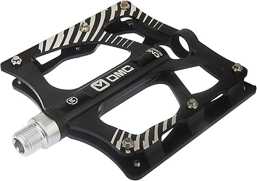 OMC - Pedales de bicicleta de montaña MTB de 3 rodamientos antideslizantes y ligeros de aleación extruida para BMX MTB de 916 pulgadas
