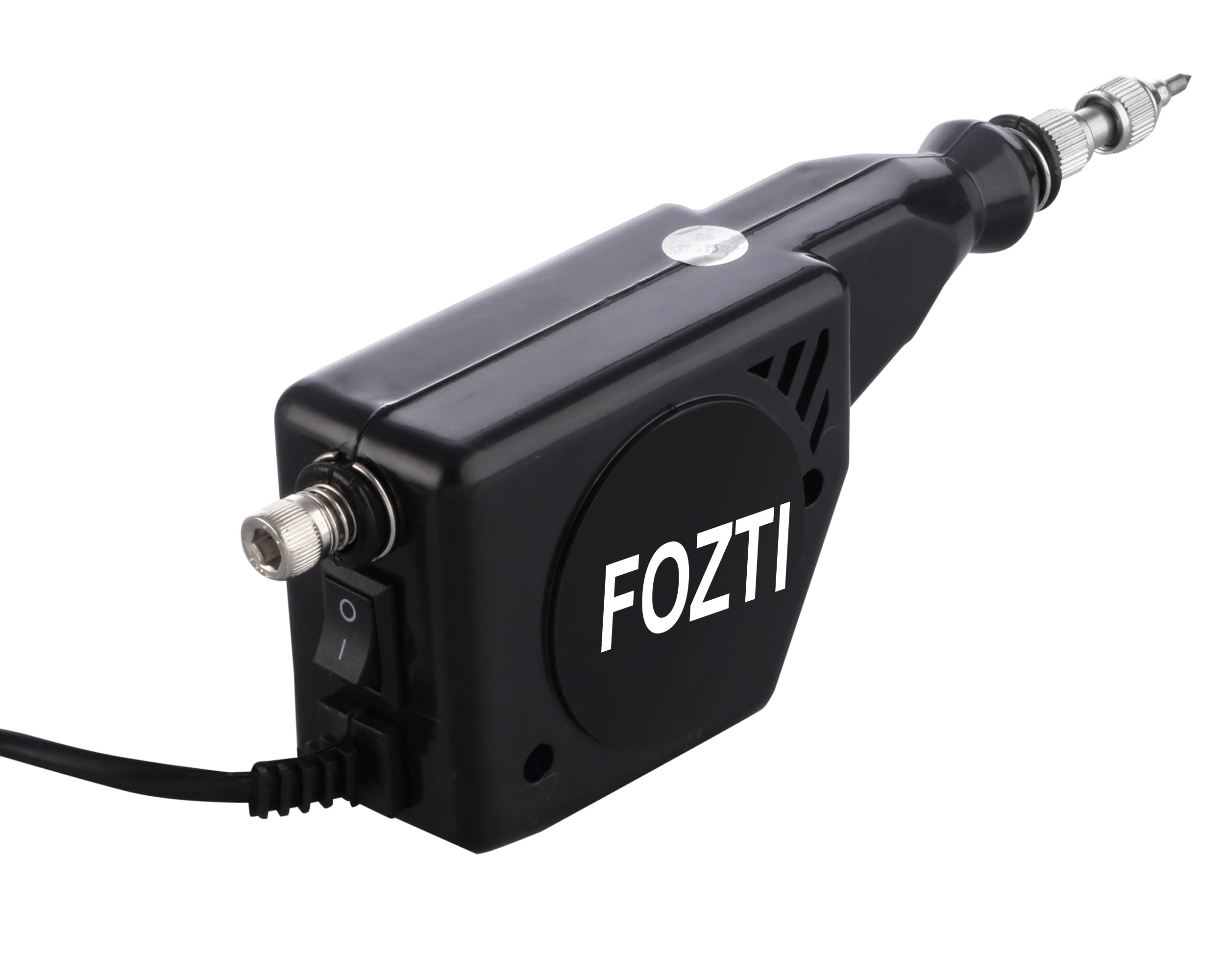Fozti Handy Electric Engraving Machine with Carbide Point Engraver Useful to Engrave and itching on Jewellery Metal Glass Wood Plastic Glass Leather - Made in India (Black) 3