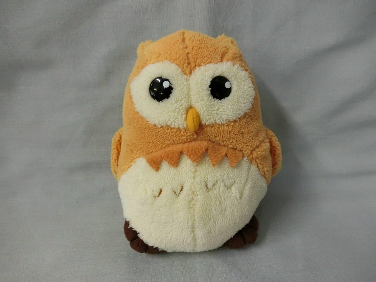 フクロウ ぬいぐるみ 約15cm Amazon.co.jp: フクロウ ぬいぐるみ 全長：約15cm 梟 オレンジ 茶色
