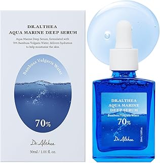 Dr.Althea Aqua Marine Deep Serum | Instant Hydration & Soothing Facial Serum for All Skin Types | Korean Vegan Skincare
