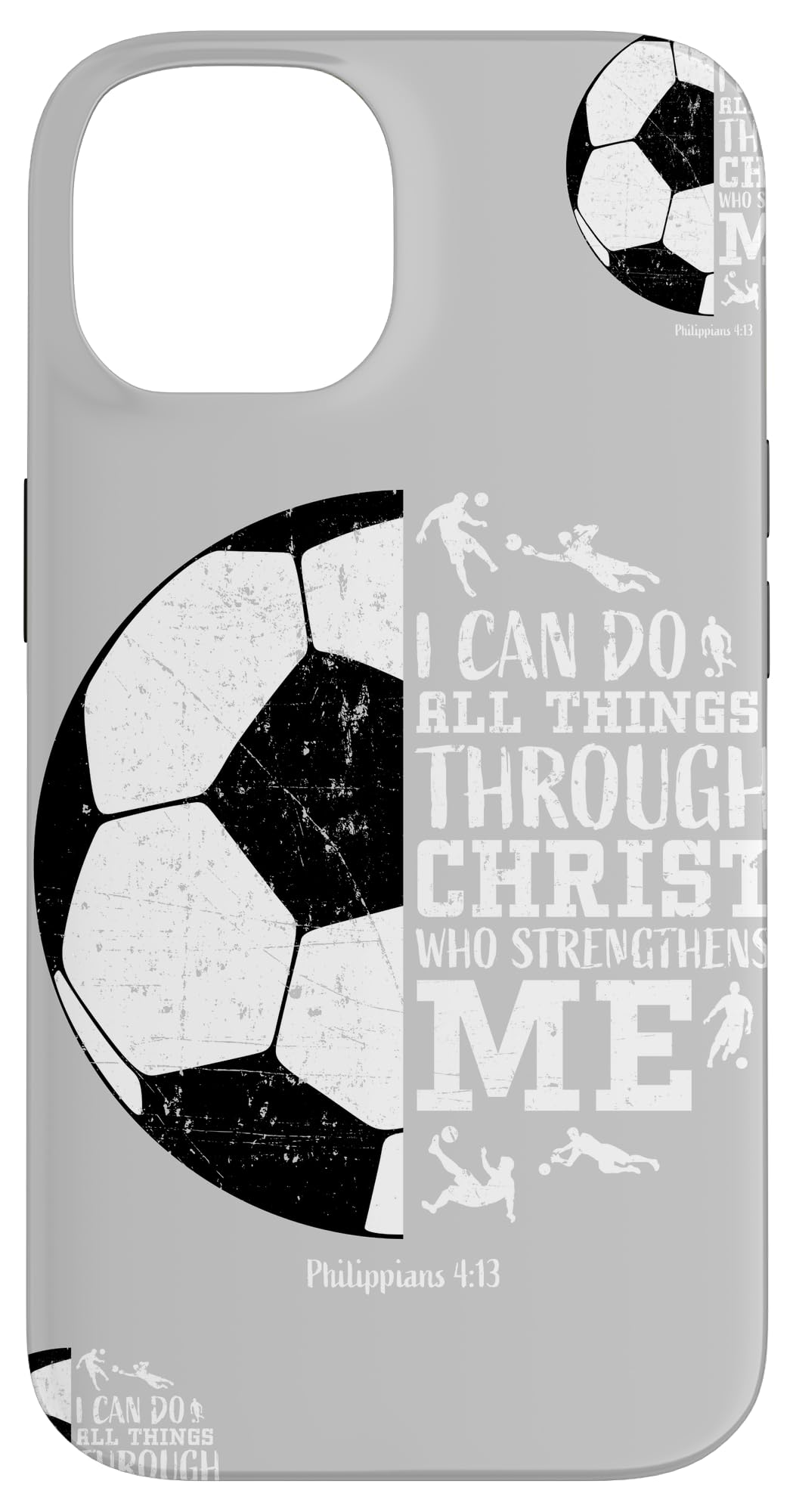 Gifts For Soccer Players Boys Girls Kids Christian Phone Case for iPhone 14