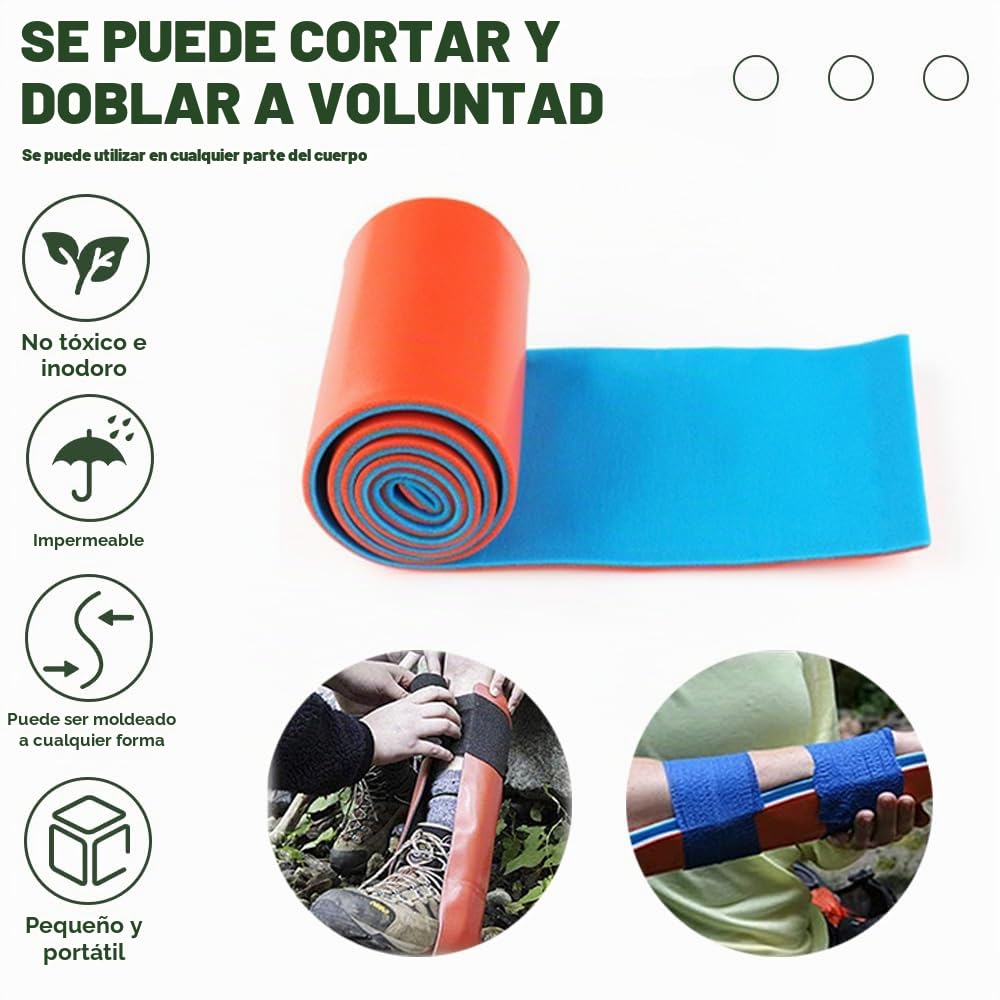 Botiquin de Primeros Auxilios Militar, 19 Variedades, 61 Piezas Kit Primeros Auxilios Militar, First Aid Kit para El Hogar, El Automóvil, La Escuela, Acampar Al Aire Libre