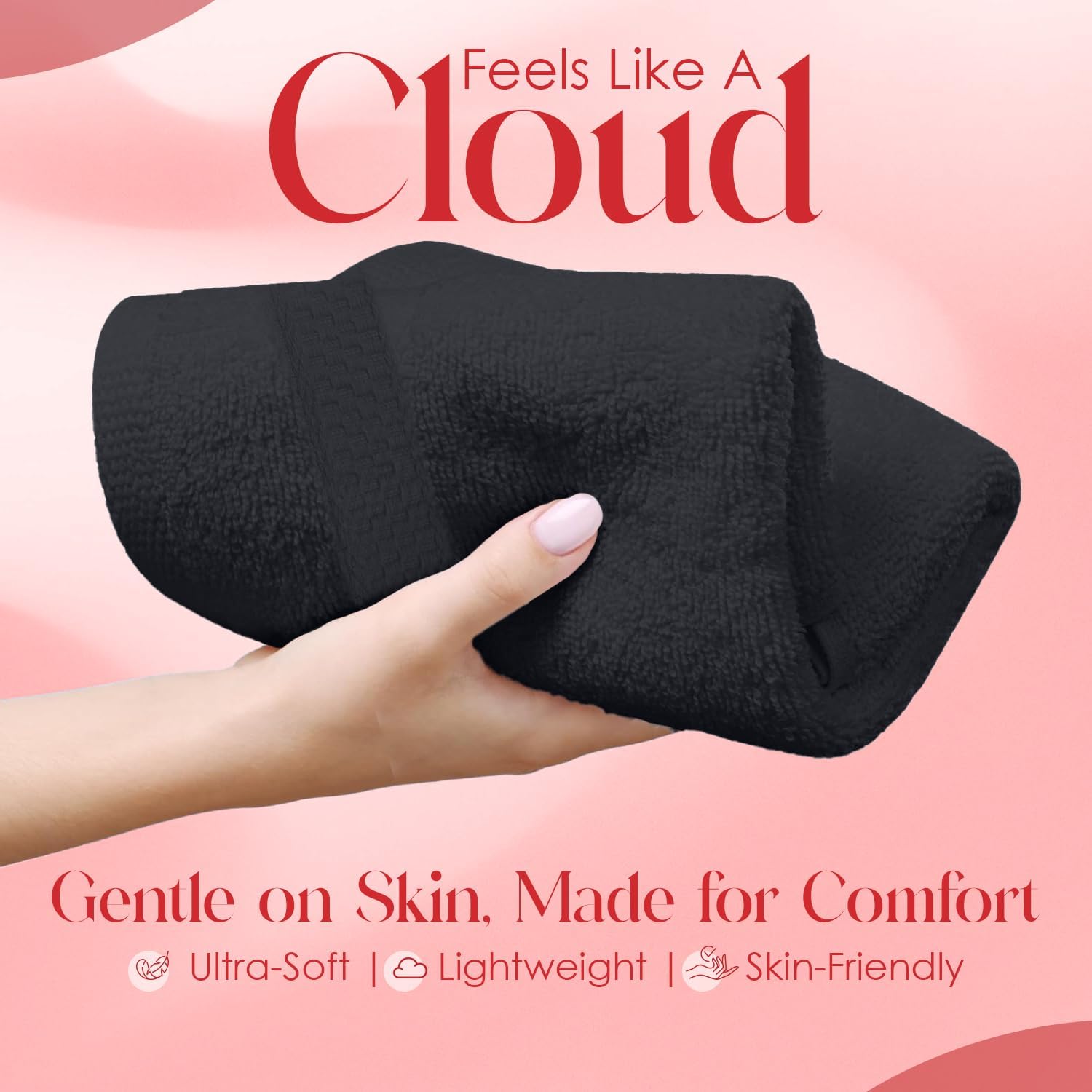 RIVERSIDE 100% Ring Spun Cotton Bath Towels Set of 4 (27x54) & Face Towels Set of 12 (12x12) - Luxury 600 GSM, Ultra Soft, Quick Dry & Highly Absorbent Washcloths for Bathroom, Gym, Spa & Hotel