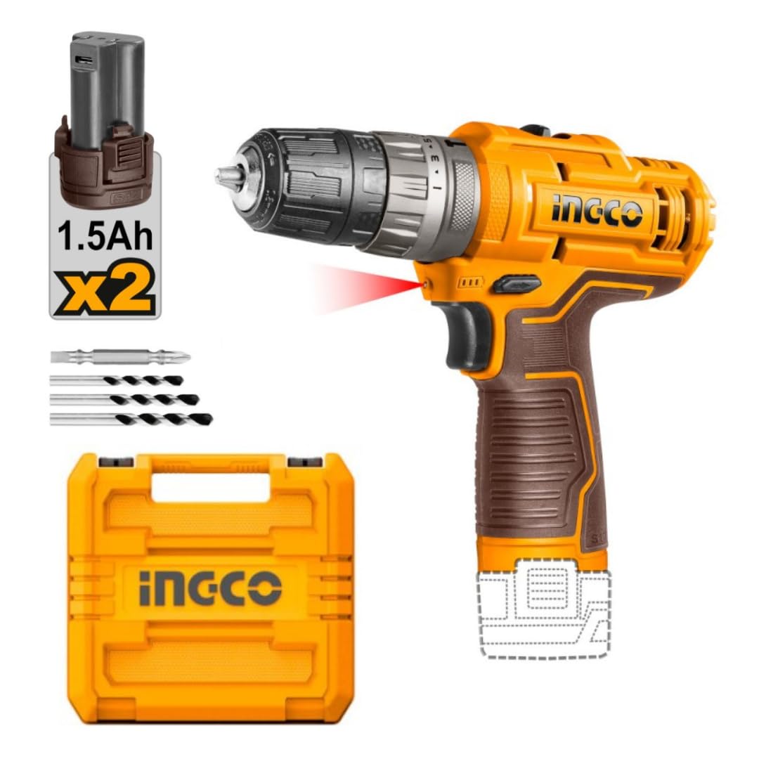 TALADRO ATORNILLADOR 12V No Incluye Cargador Tipo C Baterias incluidas