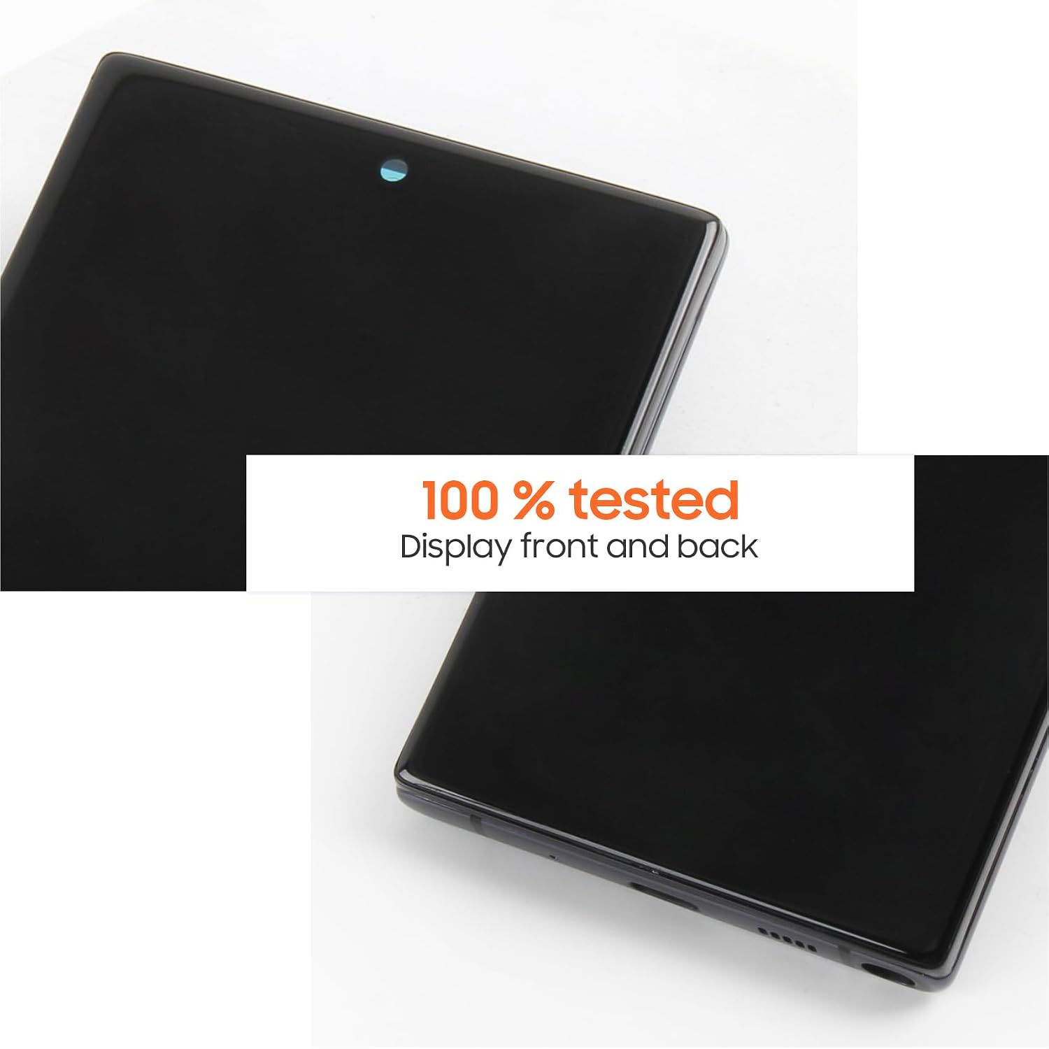 Not Original Screen for Samsung Note 10 Screen Replacement for Samsung Note10 LCD Screen SM-N970F,SM-N970U Touch Display Digitizer Assembly Repair Parts with Frame(Black No Fingerprint Function)