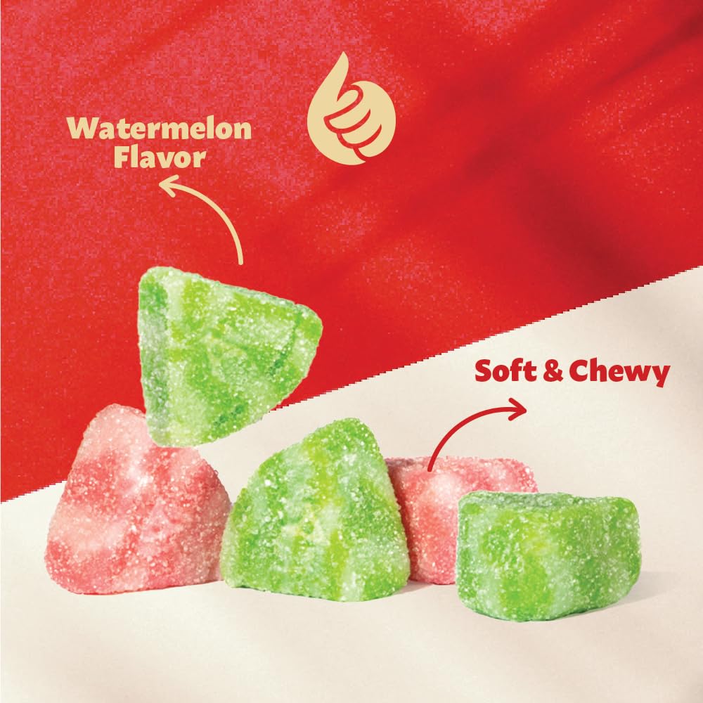 Sour Watermelon Gummies | Sour Watermelon Slices Candy | Candy Pros