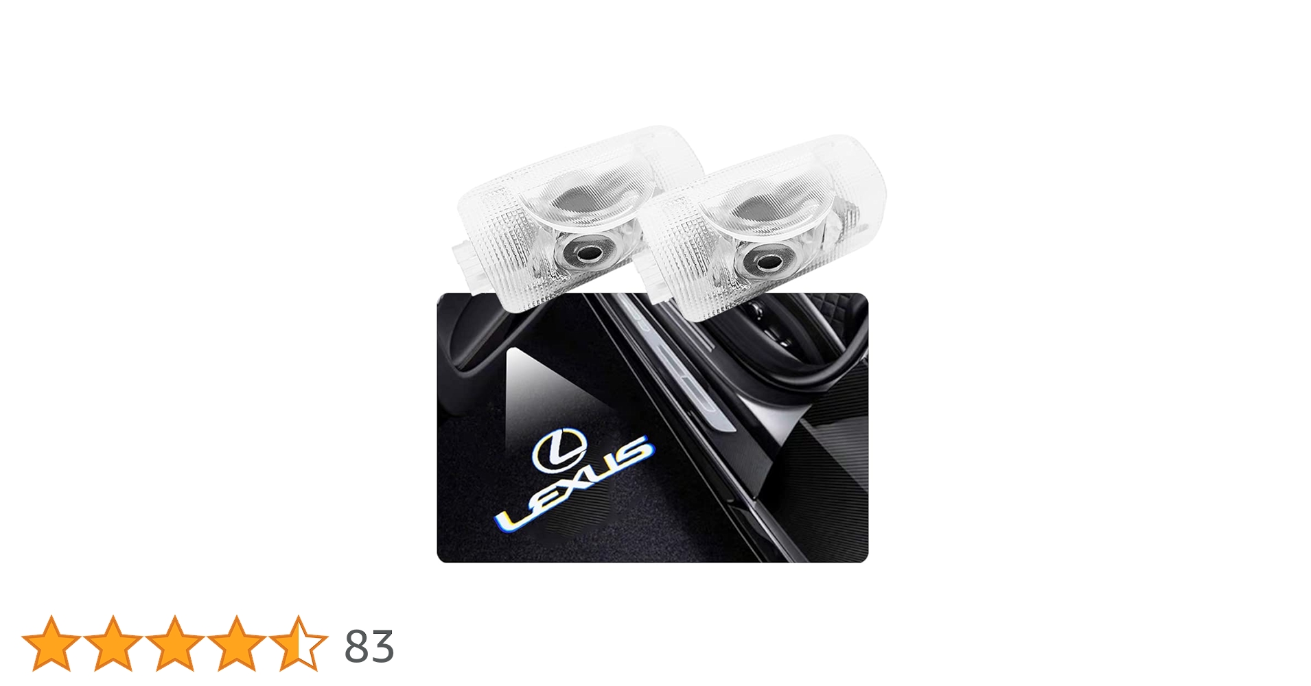 レクサス　ノベルティ　LDEブックライト Amazon | レクサス車用ドアランプドアウェルカムライト カーテシ