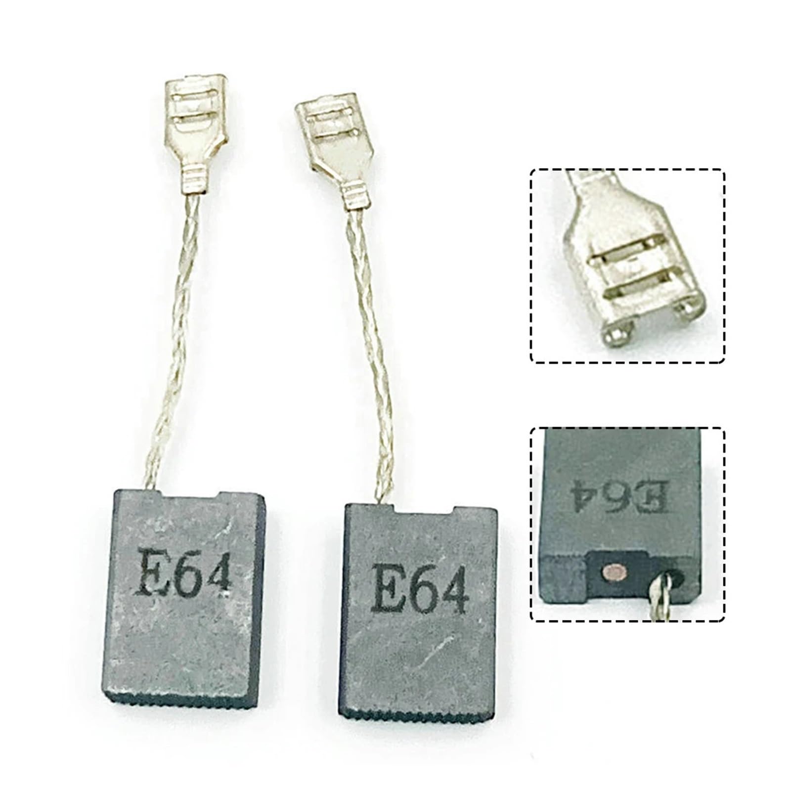 4 szt. GWS20-180 E64 szczotki węglowe do GWS20-180 22 24-180 230 GCO2000 TCO2000 części zamienne szczotki węglowej do elektronarzędzi