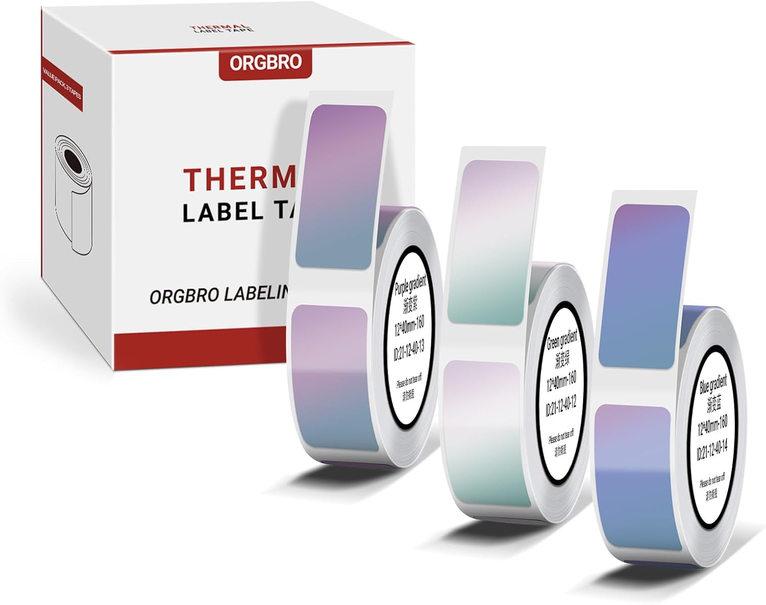 Amazon.com : ORGBRO X1 Label Maker Tape, Genuine Thermal Label Print ...