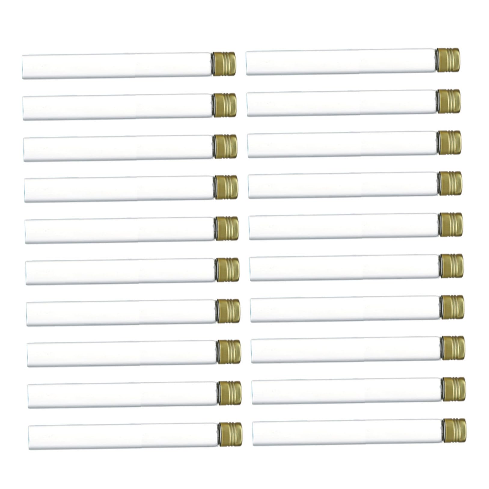 18 * 150mm Kurze Reagenzgläser Aufbewahrungsröhrchen Mit Deckel 20-teiliges Set Für Pigmentchemische Experimente