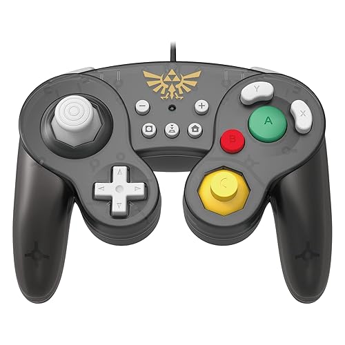 Vista 2 de HORI Nintendo Switch Battle Pad (Zelda) GameCube Style Controller - Nintendo Switch