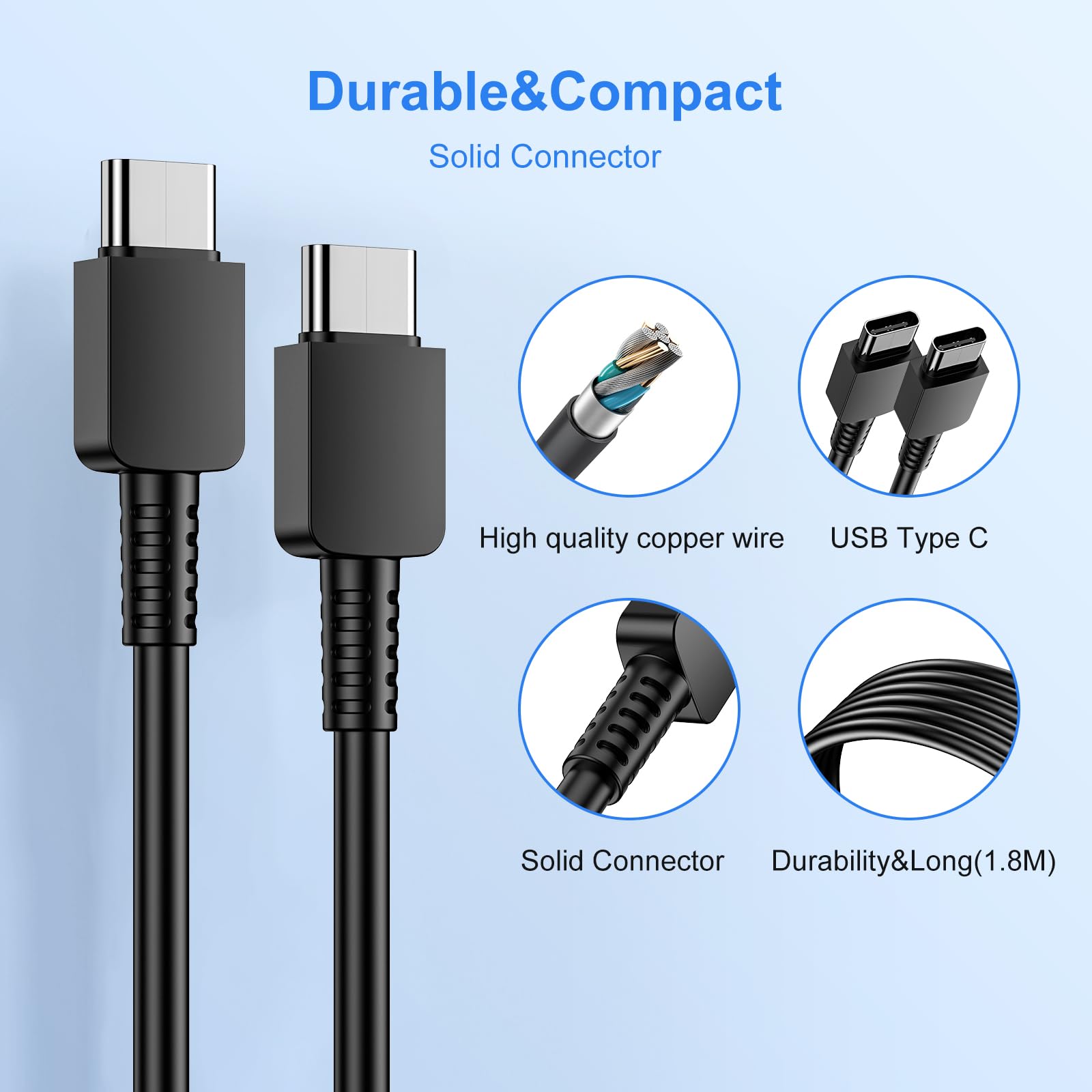 Caricatore C,Caricabatterie Sumsamg 25W,Rapido Presa Caricatore Carica Cellulare,Alimentatore C Caricabatterie per Samsumg Galaxy S22/S22 Ultra/S21 Ultra 5G Adattatore con Tipo C Cavo