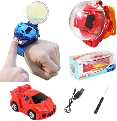 Miniatura 1 de Nuevo reloj de juguete de control remoto 2022, mini juguete de reloj con coche de control remoto de dibujos animados, reloj de carreras, auto de