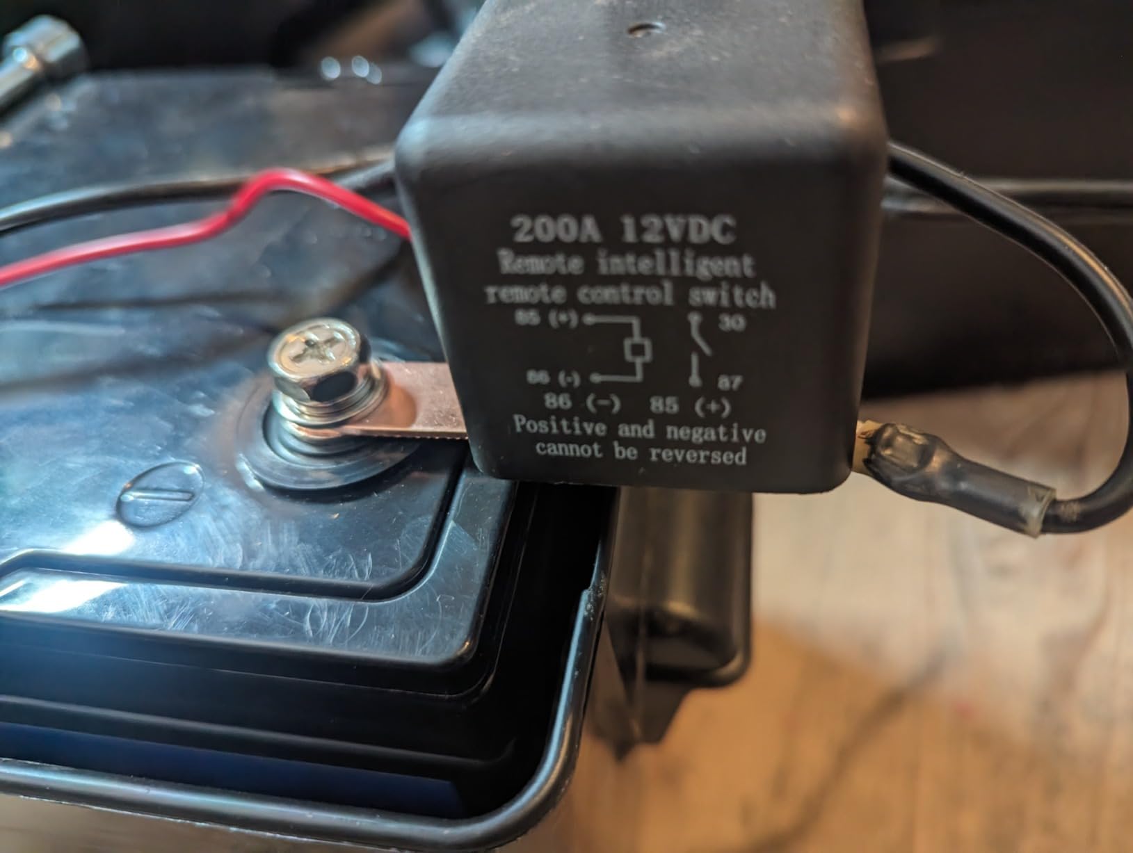 4/mo Finance Remote Battery Disconnect Switch, 200A DC 12v Remote