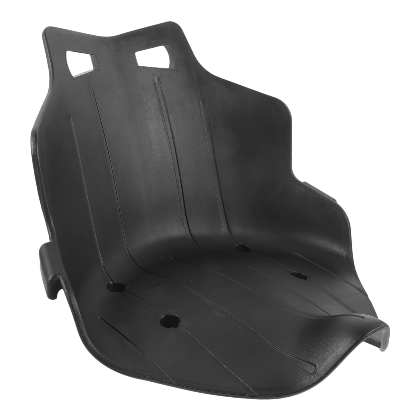 Asiento De Kart Plástico Negro para Adulto, Accesorio De Carreras Compatible Patinetes Autoequilibrados, Repuesto Ergonómico para Uso Recreativo y Competición, Fácil Instalación