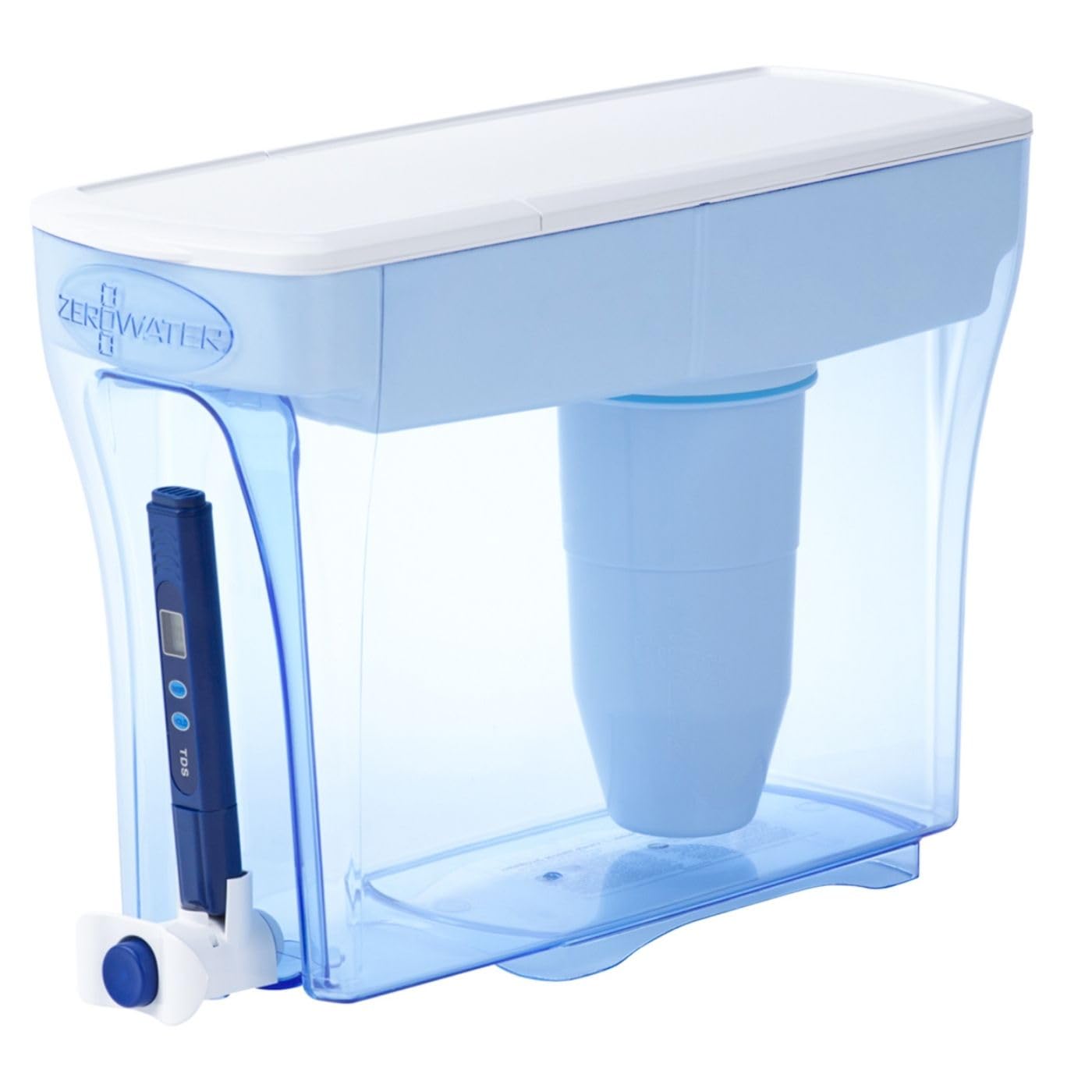 Zerowater ZD-018 Dystrybutor Wody, Niebieski/Biały, 5,7 L