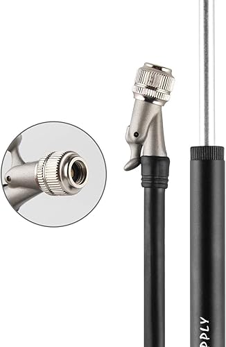 Miniatura 3 de Giyo Bomba de choque de alta presión, (300 PSI máximo) para horquilla y suspensión trasera, bloqueo de palanca en la boquilla sin pérdida de aire