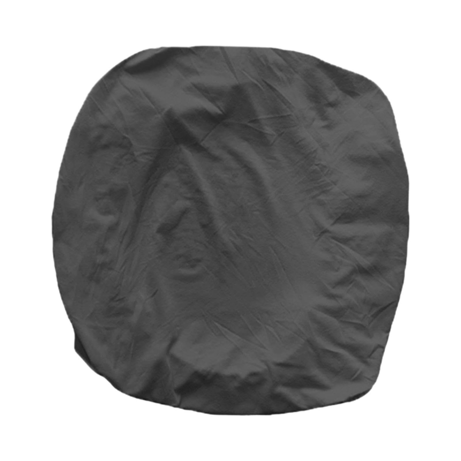 Quxvuis Dark Gray Luxury Chair Slipcover For Seat Cushion Providing Backup Wear And Tear In Busy Households Elastic Dining Room Chair Covers Dustproof Seat Slipcover, 38-48Cm