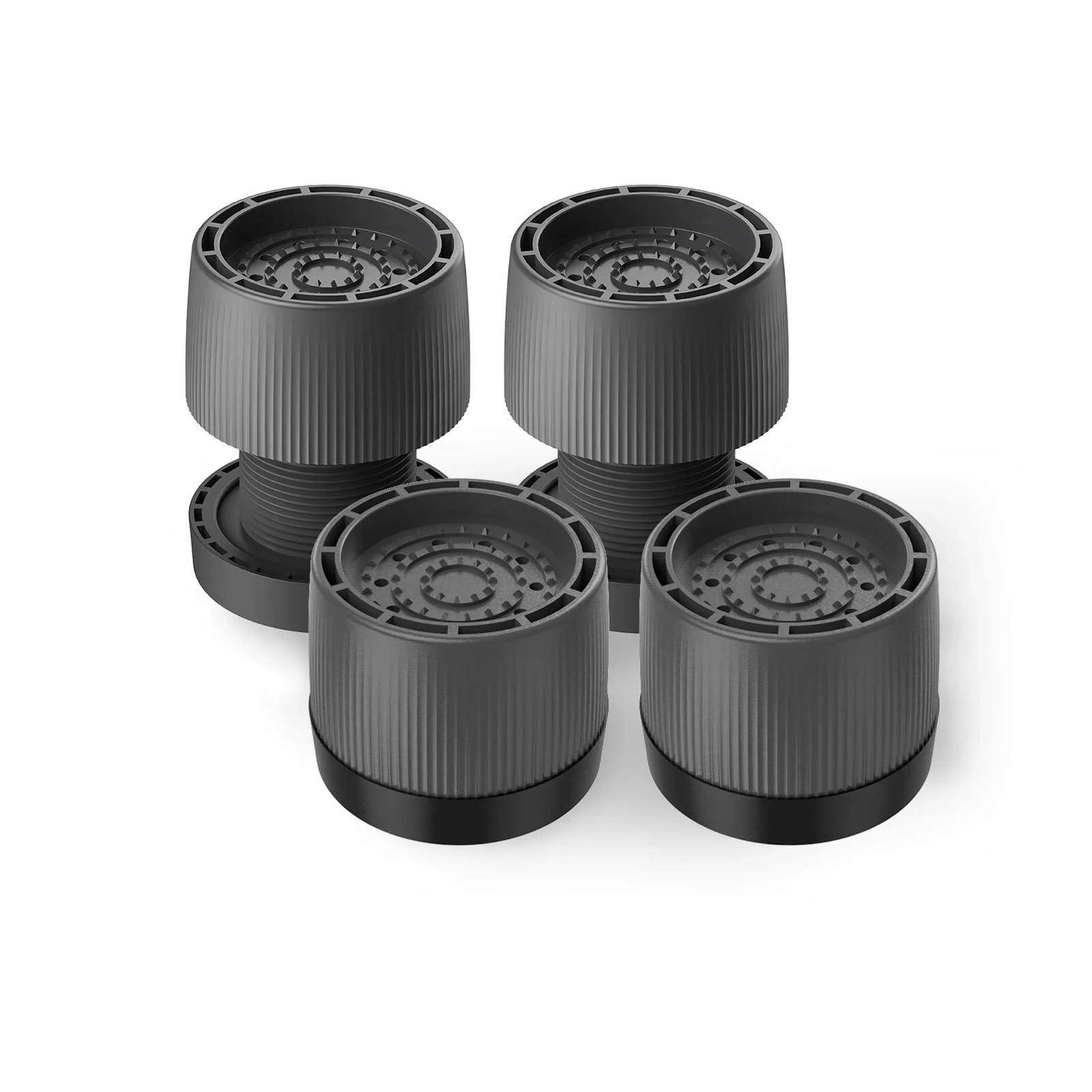Almohadillas de pies antivibración ajustables for lavadora 2/4/6 piezas | Almohadillas de soporte antivibración antideslizantes ajustables for lavadoras for reducir el ruido.(6pcs)