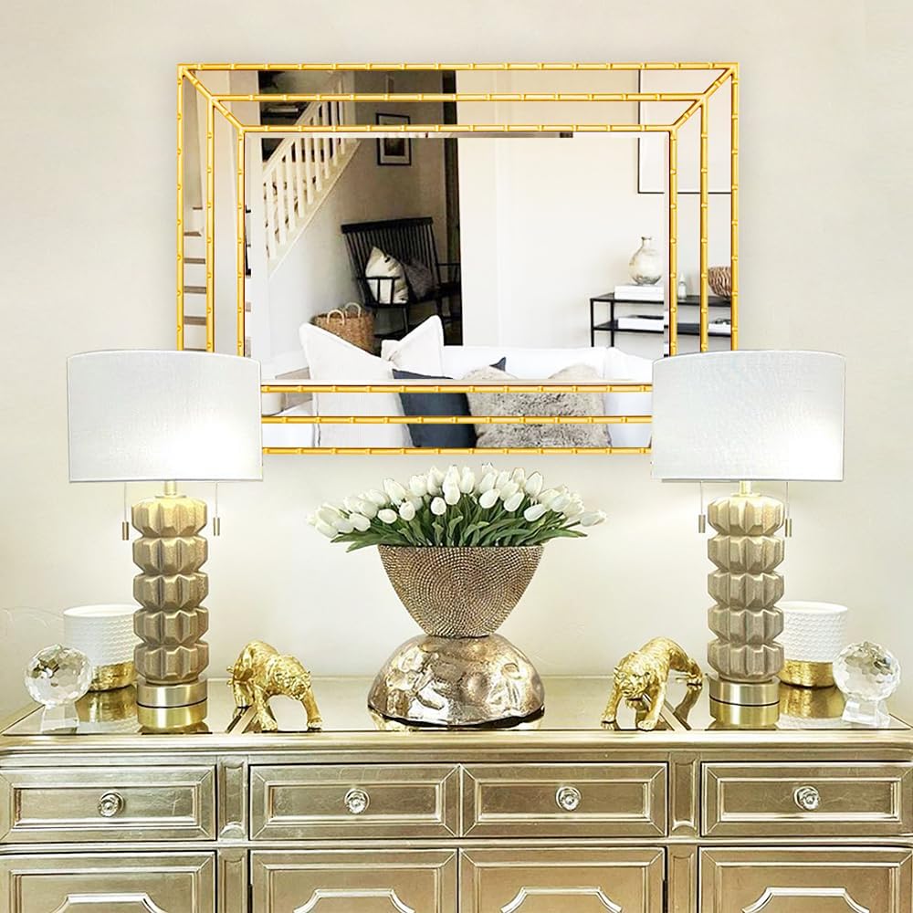 Chende Large Wall Mirror for Decor, Wall Decorative Mirror