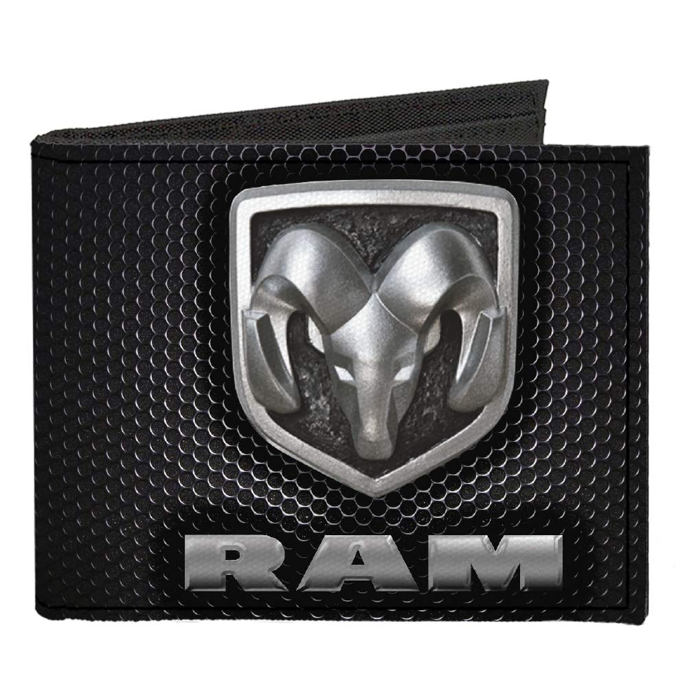 Buckle-Down Men's Standard Canvas Bifold Wallet-Ram, 4.0